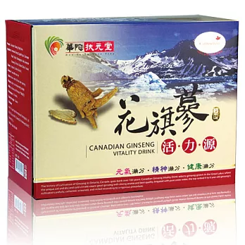 《華陀扶元堂》養生花旗蔘活力飲(6瓶/盒)