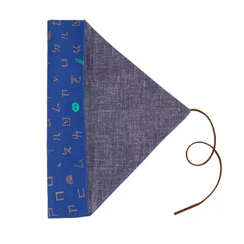 蘑菇 / 注音三角型筷套 /鈷藍