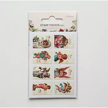 Ancien復古郵票貼V2_07 Angel