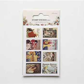 Ancien復古郵票貼V2_08 Ma’am