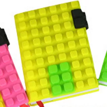 【蘭堂創意】積木筆記本-小(A7)黃