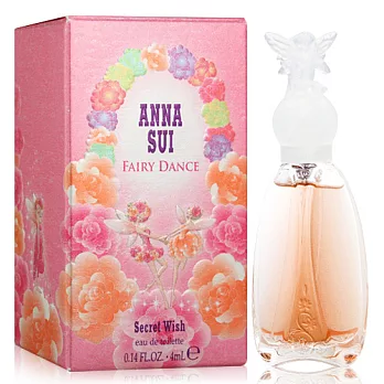 Anna Sui安娜蘇 漫舞精靈女性淡香水小香(4ml)效期至2016.05.31