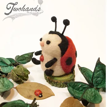 <雙手牌>羊毛氈材料包-瓢蟲寶寶