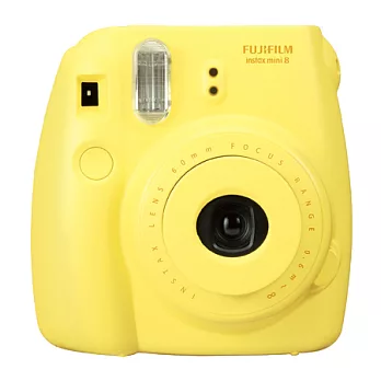 (平行輸入)FUJIFILM instax mini 8 拍立得相機-送近拍鏡+mini8 束口袋+相本/黃色