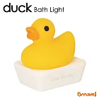 日本 Dreams 小鴨LED防水沐浴漂浮氣氛燈黃