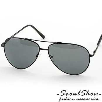【Seoul Show】率性潮流漸層色調太陽眼鏡(2065 素面黑)