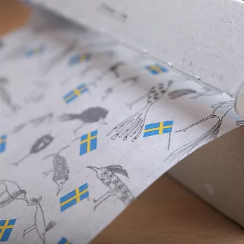 日本mt wrap包裝/黏貼和紙_Olle Eksell_Bird(155mm x 5 m)