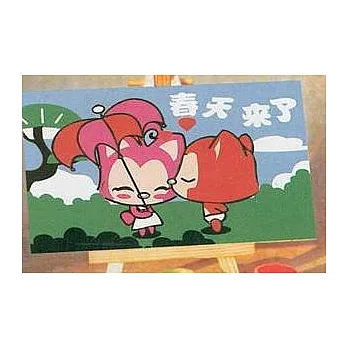 薩凡納數字彩繪-阿狸系列-春天 (10 x 15cm)