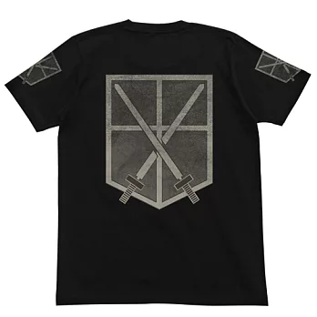 《進擊的巨人》訓練兵團 T恤 黑色(M)---Cospa出品(日版原裝)