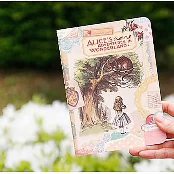 Vintage 條紋筆記本(M)-Alice