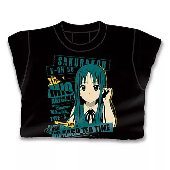 K-ON!!輕音部 P2-T恤(4)-XL黑色