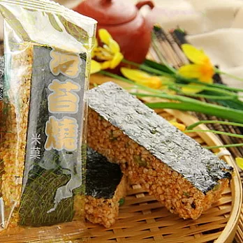 【黃粒紅生機】岩燒海苔米果