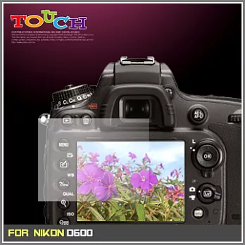 Nikon D600《 主螢幕+副螢幕》專用高透防刮無痕螢幕保護貼