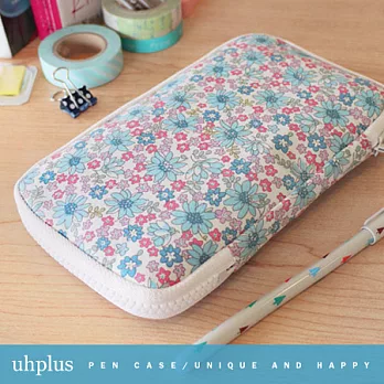 uhplus 夾心收納包(筆袋)- 晴空下的映日花顏
