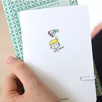 Todac B7條紋筆記本-鑽石女孩