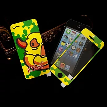 Mokin Apple iPhone 5 專用 彩繪系列 保護貼組 側面鴨款