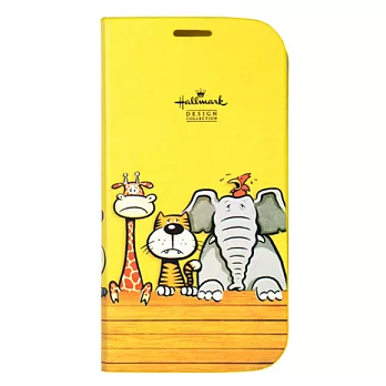 Hallmark Samsung Galaxy S4 側翻式皮套 - 動物園