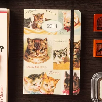 Cavallini_2014週誌(Vintage Cats)