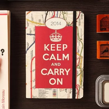 Cavallini_2014週誌(Keep Calm)