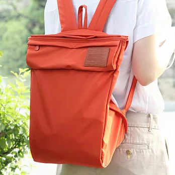 夏日微風後背包-活力橘