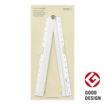 MIDORI鋁製折尺銀