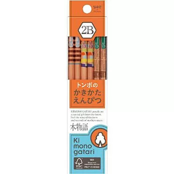 TOMBOW F木物語學童鉛筆 2B橘-友善