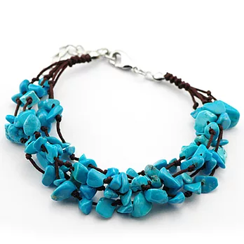 【seoul show】迪密特 寶藍礦石手環(臺灣藍寶藍)