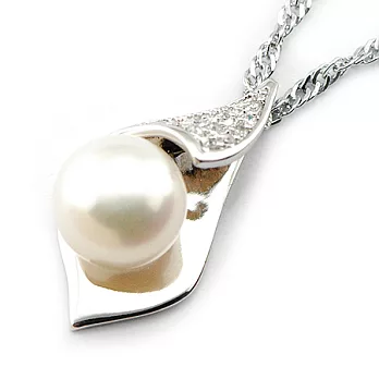 【山本美樹】擁護珍心 淡水珍珠項鍊(銀色)