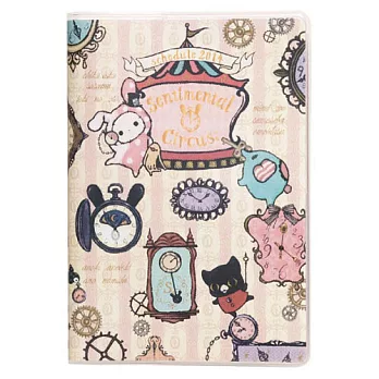 San-X 魔幻馬戲團歡樂遊戲2014手帳本。輕便版