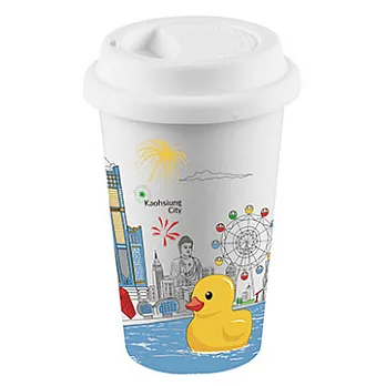 限量!黃色小鴨 雙層瓷杯杯