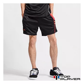 【TOP PLAYER】灑脫個性吸排運動褲-男(神秘黑)-褲L神秘黑