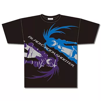 BLACK ROCK SHOOTER T恤-M-黑色