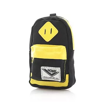 PONY Mini版豬鼻小掛包黑/黃