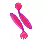boon - 彎彎餐具 (粉紫)