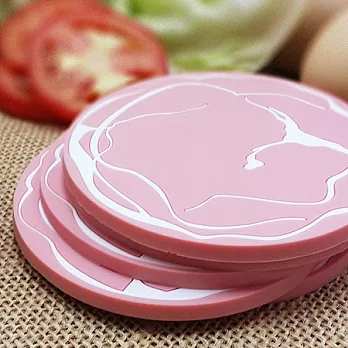 火腿造型杯墊(2入)