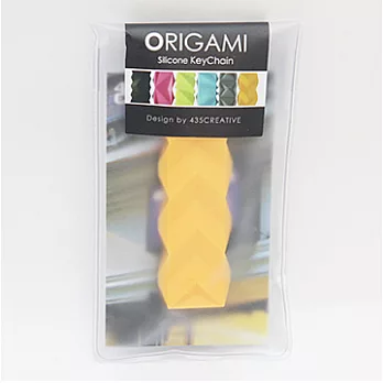 【蘭堂創意】ORIGAMI矽膠鑰匙圈-共六色* 本商品拆封後恕不退換!橘