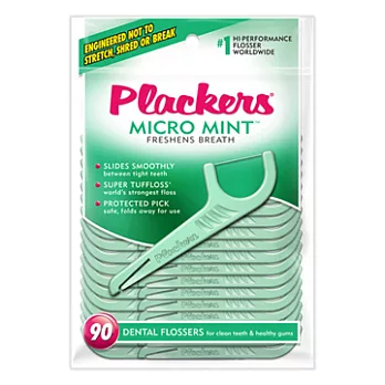 美國Plackers普雷克微薄荷牙線棒~美國第一理想品牌牙線棒
