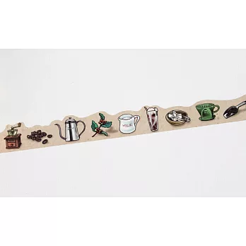 ROUND TOP 貼紙(Yano DesignⅡ)咖啡