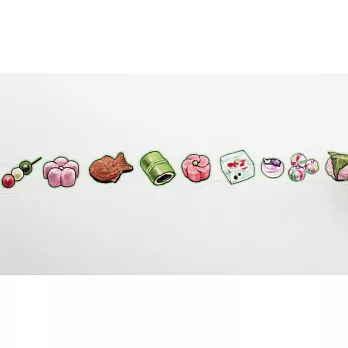 ROUND TOP 貼紙(Yano DesignⅡ)和菓子