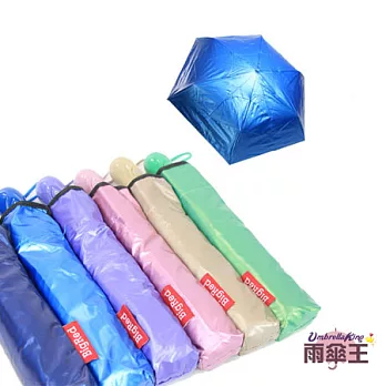【雨傘王】BigRed亮彩自動傘-亮藍☆自開收 亮麗色膠 防曬遮光