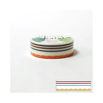 Shinzi Katoh 插畫家M6紙膠帶15mm-蛋糕