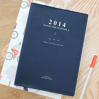2014 美好人生月計畫本(日期)-深藍