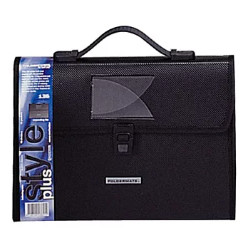 13格檔案文件手提風琴包-A4.專業型辦公系列黑