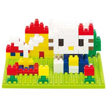 日本河田積木 nanoblock系列 NBH-055 凱蒂貓的生活場景組