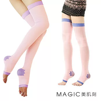 Magic美肌刻-180丹機能睡眠襪JG-3290粉色