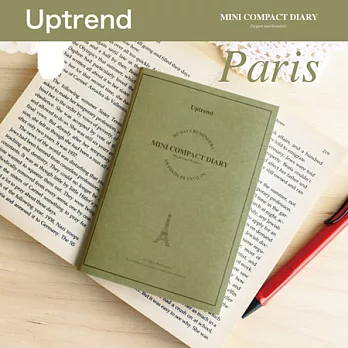 Uptrend Mini Compact Diary│巴黎的日子‧香草芥末