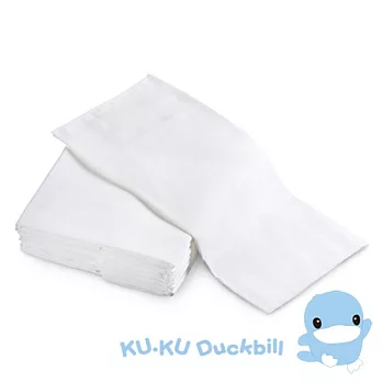 【KU.KU酷咕鴨】酷咕鴨環保紗布尿布-S號(12入)S