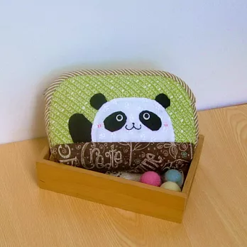 手縫ok!-圓仔化妝包(拼布材料包)