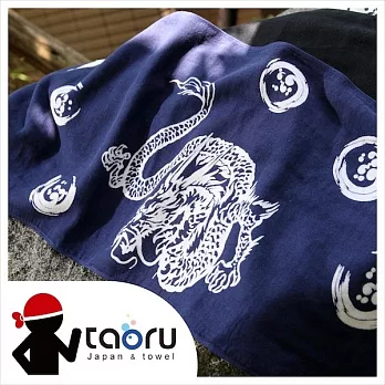 【taoru】龍的傳人系列 - 日本頭巾/34x95 cm青龍