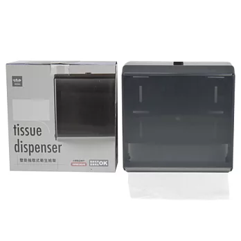 UdiLife 抽取式衛生紙架/壁掛/霧黑